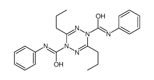 1-N,4-N-diphenyl-3,6-dipropyl-1,2,4,5-tetrazine-1,4-dicarboxamide Structure