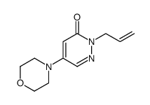 2-allyl-5-morpholin-4-yl-2H-pyridazin-3-one Structure