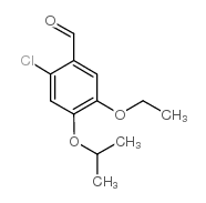 2-chloro-5-ethoxy-4-propan-2-yloxybenzaldehyde结构式