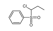 1-chloropropylsulfonylbenzene Structure