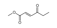 Methyl-4-oxo-2-hexenoat Structure
