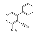 3-amino-5-phenylpyridazine-4-carbonitrile结构式