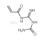 N-(N-carbamoylcarbamimidoyl)prop-2-enamide结构式