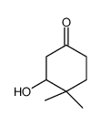 3-hydroxy-4,4-dimethylcyclohexan-1-one Structure