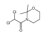 2,2-dichloro-1-(2,2-dimethyl-1,3-oxazinan-3-yl)ethanone结构式