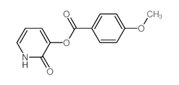 (2-oxo-1H-pyridin-3-yl) 4-methoxybenzoate结构式