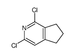 1,3-dichloro-6,7-dihydro-5H-cyclopenta[c]pyridine结构式