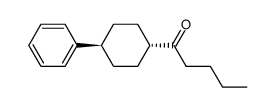 trans-1-(4-fenilcicloesil)-1-pentanone Structure