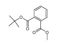 phthalic acid 1-tert-butyl ester 2-methyl ester Structure