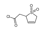 2-(2,5-Dihydro-1,1-dioxothienyl)acetyl chloride Structure