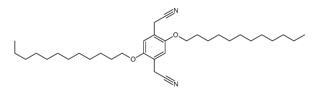 2-[4-(cyanomethyl)-2,5-didodecoxyphenyl]acetonitrile结构式