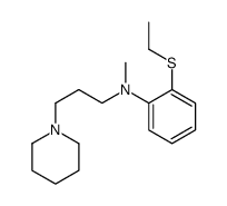 1-[3-[N-(2-Ethylthiophenyl)-N-methylamino]propyl]piperidine结构式