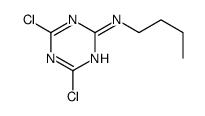 N-butyl-4,6-dichloro-1,3,5-triazin-2-amine结构式