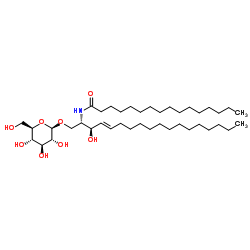 1-O-β-D-Glucopyranosyl-N-hexadecanoylsphingosine picture