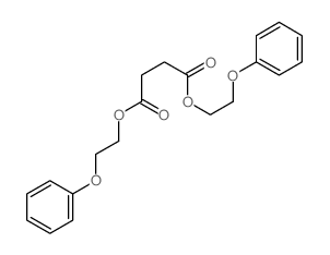 bis(2-phenoxyethyl) butanedioate structure