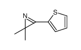 2,2-dimethyl-3-thiophen-2-ylazirine结构式