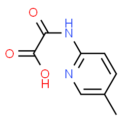 Acetic acid,[(5-methyl-2-pyridinyl)amino]oxo- (9CI) Structure