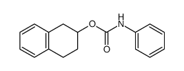 1,2,3,4-tetrahydronaphthalen-2-yl phenylcarbamate Structure