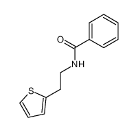 N-(2-(2-thienyl)ethyl)benzamide结构式
