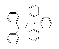 diphenyl(2-triphenylsilylethyl)phosphane Structure
