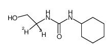 3-Cyclohexyl-1-(1,1-dideuterio-2-hydroxyethyl)urea结构式