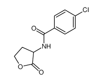 p-Chloro-N-(2-oxotetrahydrofuran-3-yl)benzamide Structure