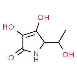 2H-Pyrrol-2-one, 1,5-dihydro-3,4-dihydroxy-5-(1-hydroxyethyl)- (9CI) Structure