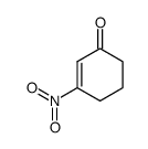 3-nitro-2-cyclopenten-1-one Structure