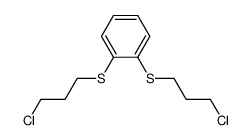 o-bis((3-chloropropyl)thio)benzene Structure