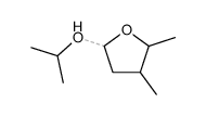 5-isopropoxy-2,3-dimethyltetrahydrofuran结构式