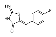 2-amino-5-[(4-fluorophenyl)methylidene]-1,3-thiazol-4-one Structure