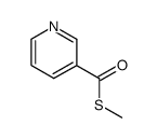 pyridine-3-carbothioic acid S-methyl ester结构式