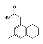 1-Naphthaleneaceticacid,5,6,7,8-tetrahydro-3-methyl-(9CI) Structure