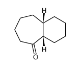 (+/-)-cis-decahydro-benzocyclohepten-5-one Structure