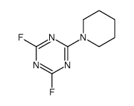 2,4-difluoro-6-piperidin-1-yl-1,3,5-triazine结构式