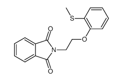 N-[2-(2-methylthiophenoxy)ethyl]phthalimide结构式