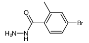 4-bromo-2-methyl-benzoic acid hydrazide Structure