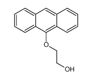 2-anthracen-9-yloxyethanol Structure