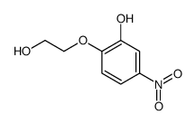 2-(2-hydroxyethoxy)-5-nitrophenol结构式
