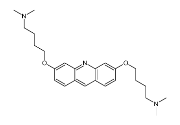 4-[6-[4-(dimethylamino)butoxy]acridin-3-yl]oxy-N,N-dimethylbutan-1-amine Structure