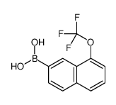 硼酸,[8-(三氟甲氧基)-2-萘 ]- (9ci)结构式