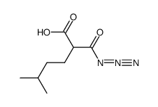 isopentyl-malonic acid-monoazide Structure