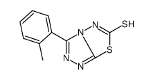 3-(2-methylphenyl)-5H-[1,2,4]triazolo[3,4-b][1,3,4]thiadiazole-6-thione Structure