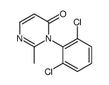 3-(2,6-dichlorophenyl)-2-methylpyrimidin-4-one Structure