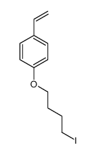 1-ethenyl-4-(4-iodobutoxy)benzene结构式