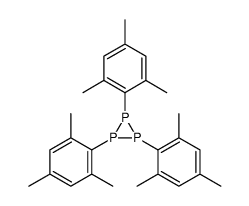 1,2,3-tris(2,4,6-trimethylphenyl)triphosphirane结构式