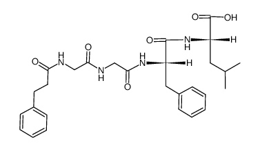 des-NH2-(Phe1,Leu)-enkephalin Structure