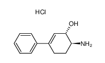 (3S,4S)-4-amino-3,4,5,6-tetrahydro-[1,1'-biphenyl]-3-ol hydrochloride结构式