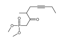 1-dimethoxyphosphoryl-3-methyloct-5-yn-2-one结构式