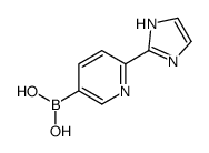 [6-(1H-imidazol-2-yl)pyridin-3-yl]boronic acid Structure